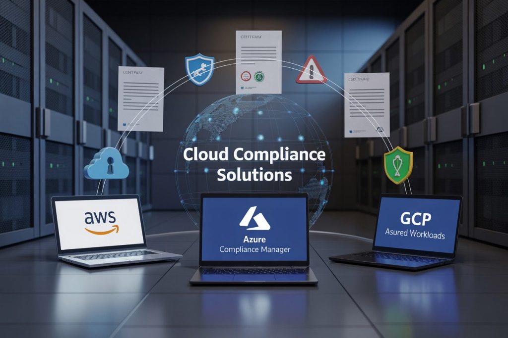 AWS Artifact vs. Azure Compliance Manager vs. GCP Assured Workloads