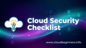 cloud security checklist